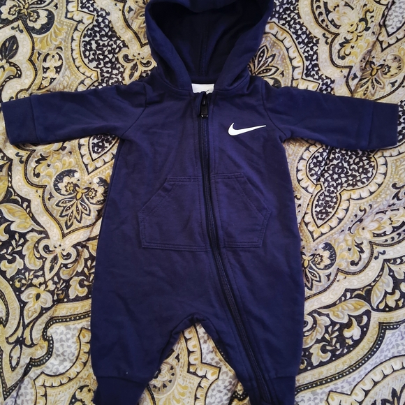 Nike Other - Nike Blue Athletic One Piece Footies